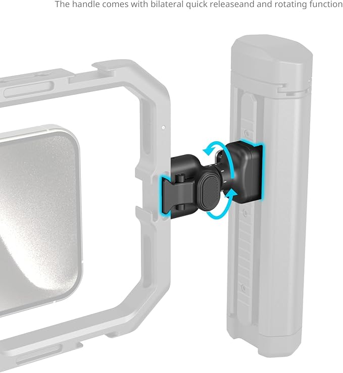 SmallRig Rotatable Bilateral Quick Release Side/Top Handle for SmallRig HawkLock Quick Release Ecosystem for Smartphones 4842