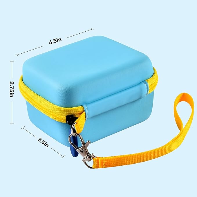 ANKHOH Camera Case for Seckton/for Desuccus/for PROGRACE/for Rindol/for GKTZ/for Dylanto/for GPOSY/for OZMI Kids Digital Camera, Kid Camcorder Storage Box Cable Accessory-Bag Only(Skyblue)
