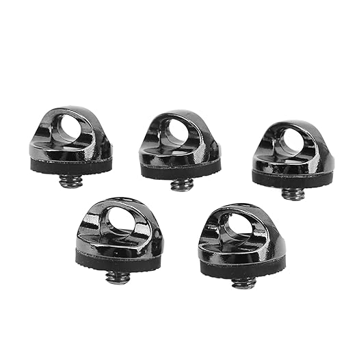 Quick Release Plate Mounting Screw, 20mm Head Diameter, Prevent Scratches, Rubber Pad, DRing Camera Screws for Outdoor Photography
