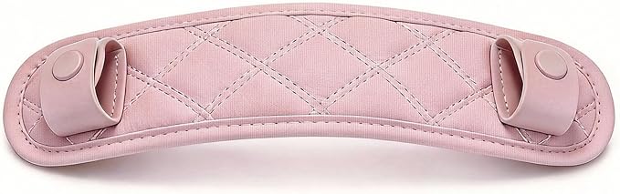 GIVLEFLY Small Shoulder Strap Pad for Purse & Tote Bags, Soft Cushion Protector with Anti-Slip Backing, Comfortable Support, Light Pink