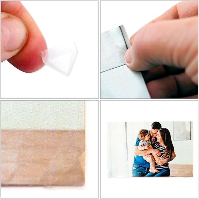 SCRAPBOOK ADHESIVES BY 3L by 3L, Polypropylene Photo Corners, Clear (250 Pcs)