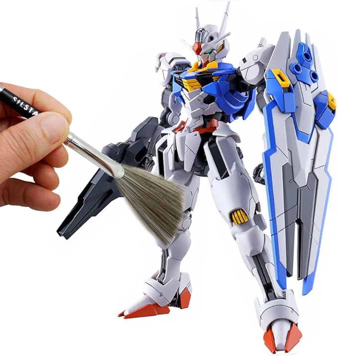 Matrix 202 Anti Static Overall Dual-Action Cleaning Brush with Long Hair Ideal for Model Kits, Figures, and Intricate Items