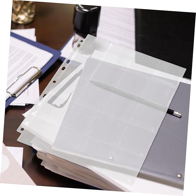 ARTIBETTER 30pcs Film Negative Sleeve Binder Pages Acid Holders for Organizing Film Negatives Portable Storage for Easy Access and