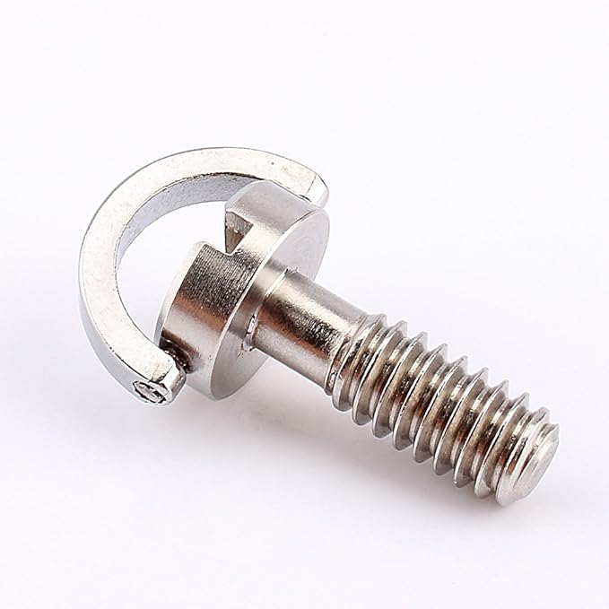 Read Bolt,Longer D Shaft,Unc 1/4 20,1/4 Bsw Bolt,Camera Thumb Screw 1/4 1/4 Dring Screw Stainless Steel For Camera Tripod Quick Release Plate Monopod