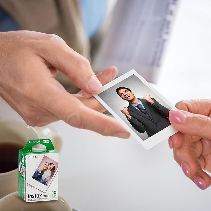 Fujifilm INSTAX Mini Instant Film (White) for Fujifilm Mini 8,9,11,12 Cameras w/Microfiber Cloth by Quality (40 Prints)