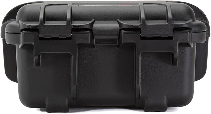NANUK 905 Pro Waterproof Hard Case with 2-Pocket Lid Organizer and Padded Divider, Black