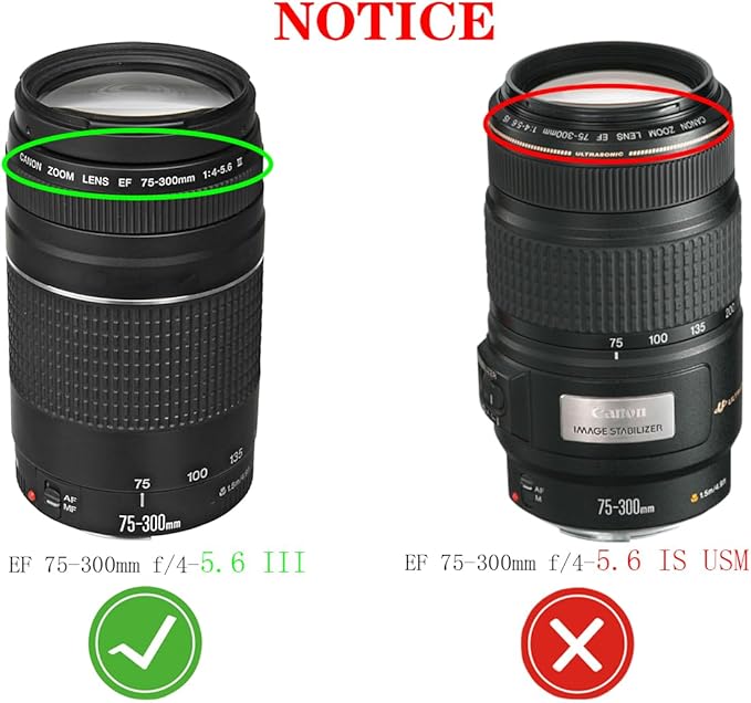 ET-60 Lens Hood Shade for Canon EF 75-300mm f/4-5.6 III,EF 75-300mm f4-5.6 III USM,EF-S 55-250mm f4-5.6IS II,EF-S 55-250mm f/4-5.6 is(Not for is STM),HUIPUXIANG 58mm Lens Hood