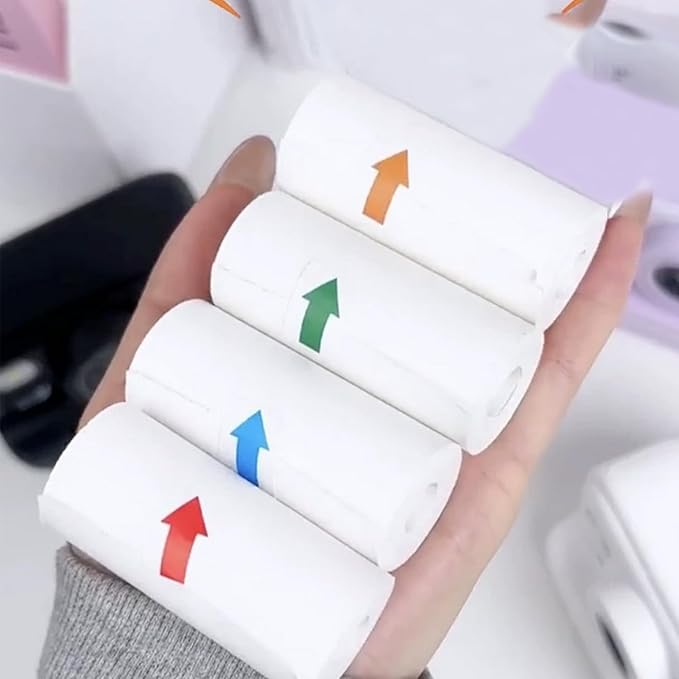 Kids Camera Instant Print, 2.4 Inch Screen Instant Camera,1080P HD Kid Camera Instant Printing with Print Paper and 32GB SD Card,Christmas Birthday Gifts (Specialized Printing Paper 4 Rolls)