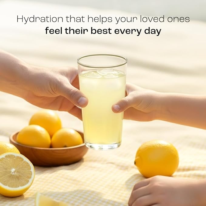 KEY NUTRIENTS Multivitamin Electrolytes Powder No Sugar - Refreshing Lemonade Electrolyte Powder - Sodium & Energy Supplement - Hydration Powder - No Calories - 90 Servings - Made in USA