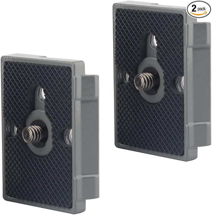 200PL-14 Quick Release Plate for Manfrotto 804RC2 Rapid Connect, 323 RC2, 488RC2, 484RC2, 498/496/ 494RC2, 2498RC, 2486RC, 468MGRC2 (2PCS/Pack)