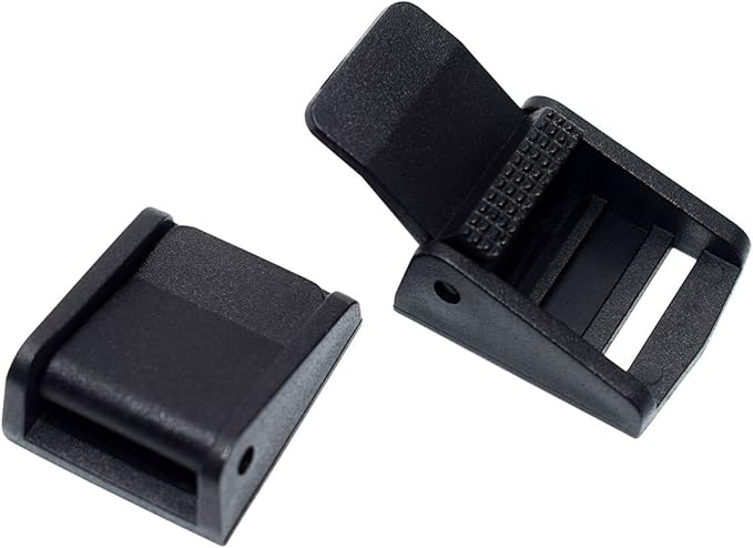 10 Pack Cam Buckle 3/4 Inch Webbing Buckle Toggle Clip 20mm Plastic Adjustable Buckles for Molle Tactical Backpack Straps