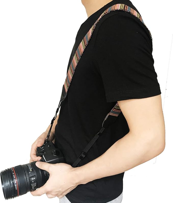 Alled Camera Neck Shoulder Belt Strap,Camera Straps for Women/Men for All DSLR/Nikon/Canon/Sony/Olympus/Samsung (Colorful Green)