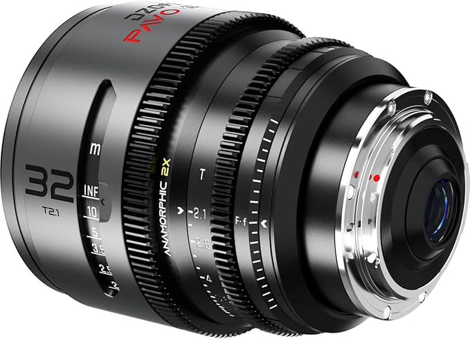 DZOFILM PAVO 2X Anamorphic Prime Lens for PL/EF Mount, Neutral Coating - 32mm, T2.1