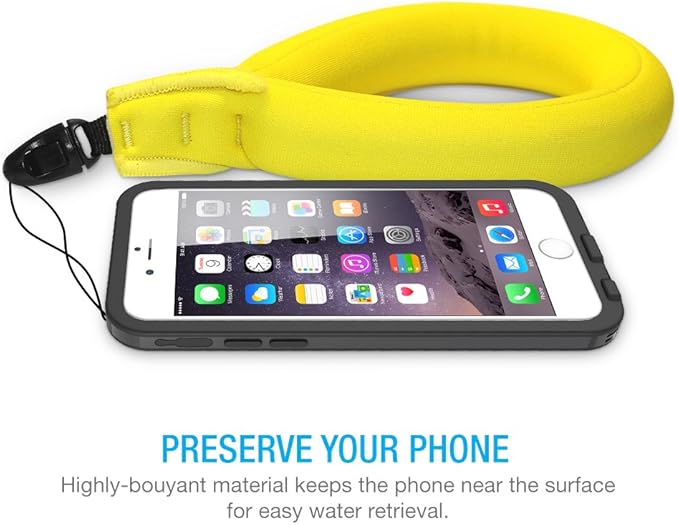 Waterproof Camera Float, Waterproof Float Strap for Underwater Camera and Waterproof Life Pouch Case - Universal Floating Wristband/Hand Grip Lanyard Works with GoPro, Nikon, Canon, Sony,Pentax,Camco