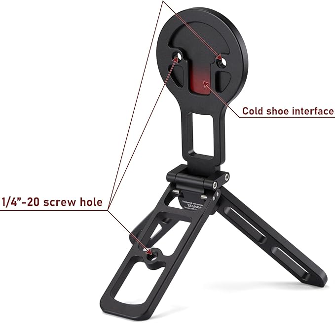 MagSafe Compatible Pocket-Sized Tripod - Sturdy Magnetic Hold, Height-Adjustable for MagSafe Phones, Ideal for Vlogging