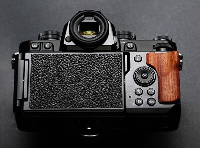Wood Wooden Thumb Up Grip Sticker Finger Handle for ZF Camera (Desert Ironwood)