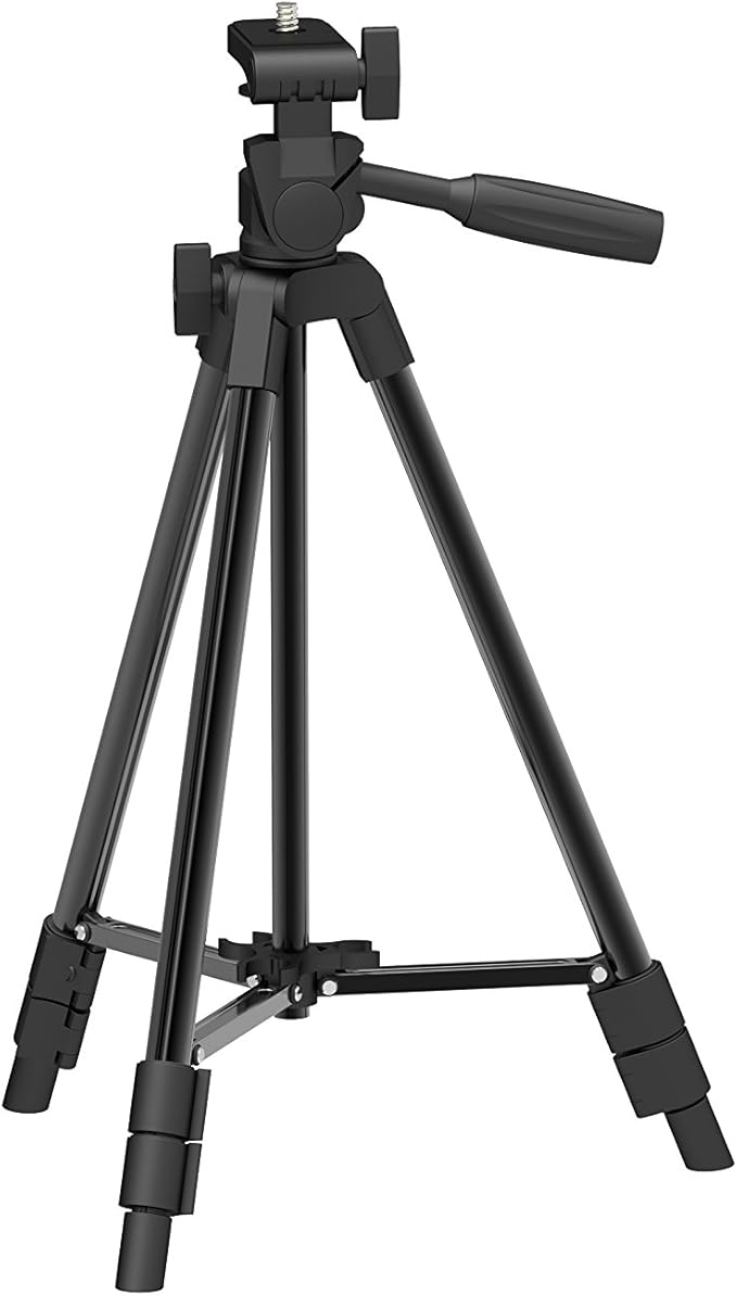 Super Lightweight Video Tripod DREAMGRIP 136EX-41 Universal Set with Original Track Connector for Mounting Rigs, Compatible for Any Smartphone (iPhone, Samsung, Pixel), and Any Action Camera or DSLR