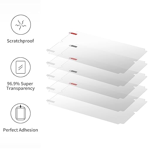 5PCS Screen Protector for Anycubic Photon M5S, M5S Pro, Resin 3D Printer Scratch Proof Screen Protector Film for Anycubic Photon M5s, M5S Pro Resin LCD 3D Printer