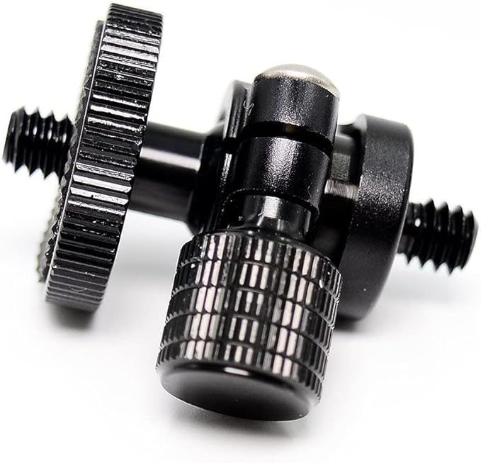 Koolehaoda Mini Ballhead Camera Tripod Ball Head Mount with 1/4" to1/4 Screw Connector