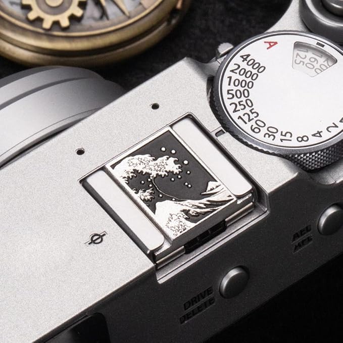 DBZZ Camera hot Shoe Cover and Shutter Buttons Soft Shutter Release Button - Compatible with Fuji xt5 xt50 xt30 xt200 xt100 xpro2 xpro3 (fsh Cover)