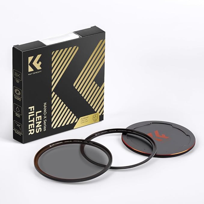 K&F CONCEPT Magnetic 67mm Circular Polarizers Filter (Magnetic Polarizing Filter + Magnetic Basic Ring + Lens Cap) with 28 Multi-Layer Coatings CPL Filter for Camera Lens (Nano-X Series)