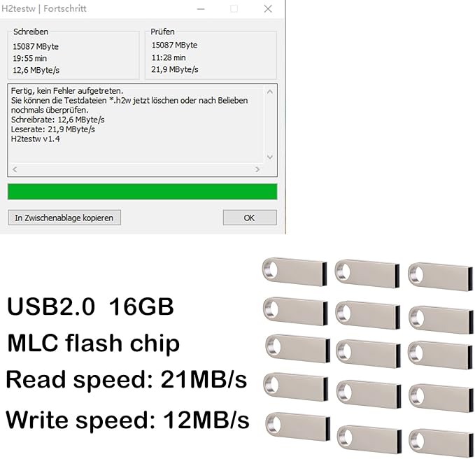 16GB Mini Thumb Drive 100 Pack Flash Drives 100 Pack Mini USB Drive Mini USB Flash Drives 100 Pack Memoria USB Jump Drive USB Flash Drive (No Logo)