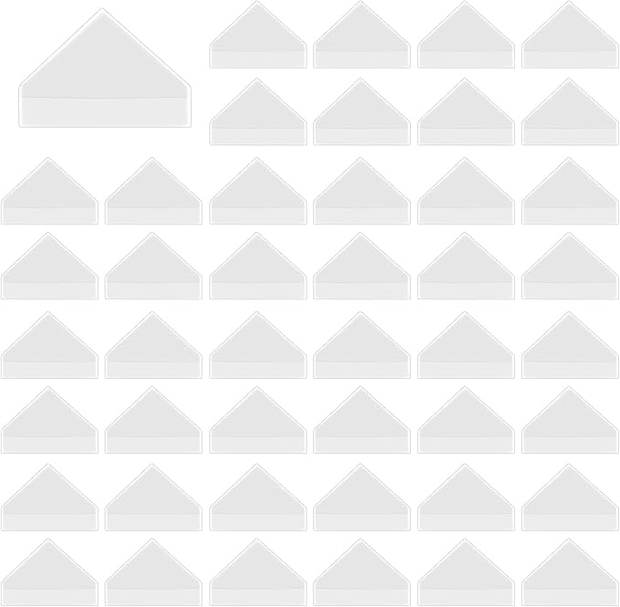 20 Sheets (2024 Pcs) Clear Picture Corners for Scrapbooking, Self Adhesive Photo Corner Stickers PVC Paper Mounting Corners for Picture Album DIY Memory Books Personal Diary
