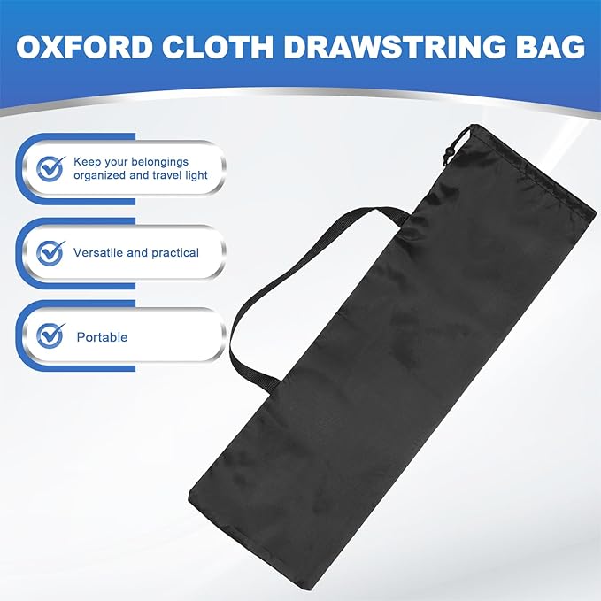 PATIKIL 26 x 9 Inch Tripod Carrying Case, 2 Pack Camera Tripod Carrying Bags Oxford Cloth Padded Bag for Camera Gear Mic Light Stand Sheet Music Photography Accessories, Black