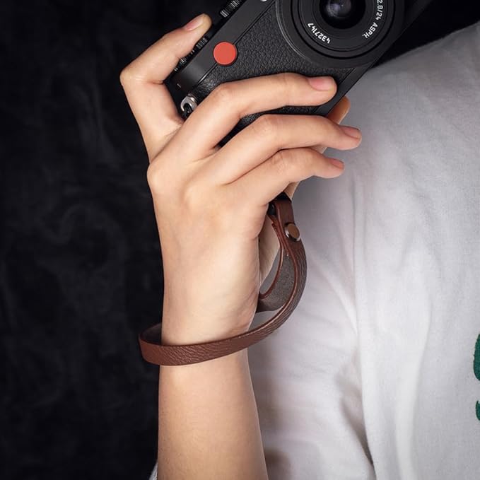 DBZZ Vintage Minimalist Leather Camera Neck Shoulder Strap For Ricoh GRIII GR3X GRIV For Leica X1 For Fuji X-half
