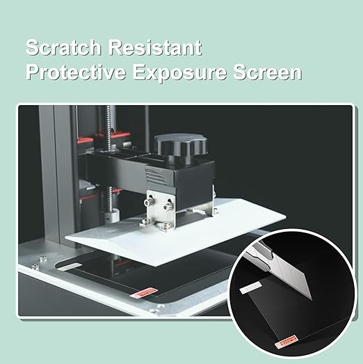 5PCS Screen Protector 9.25 inch For LCD Resin 3D Printers, Protective Film Original LCD Screen Protective Film for Anycubic Photon Mono X 6K, M3 Plus 9.25 inch Mono Resin 3D Printers