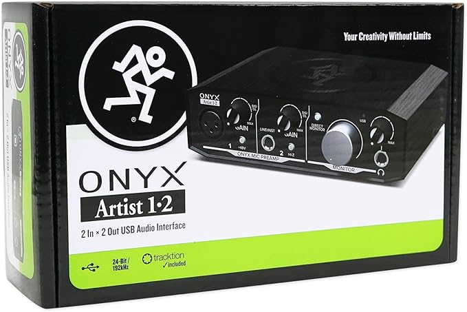 Mackie Audio Interface, Onyx Artist 1X2 USB Audio Interface (Onyx Artist 1-2)