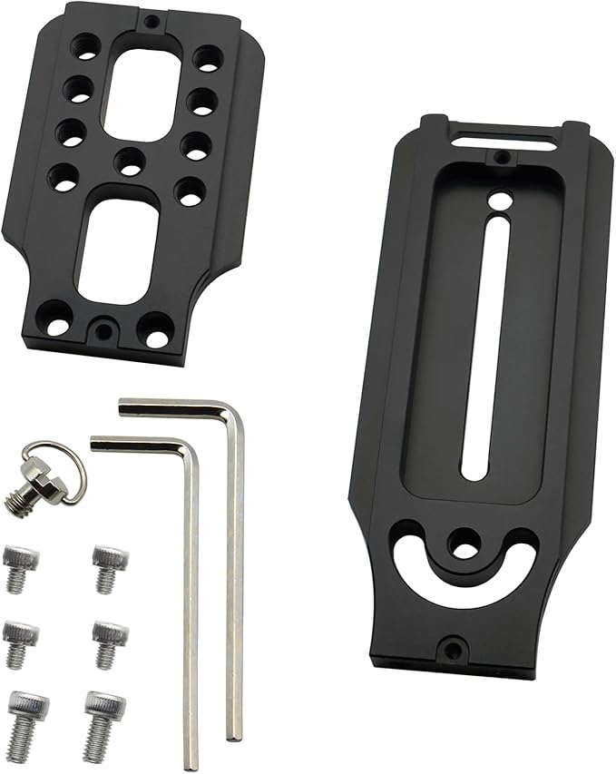 SYCZIOHU DSLR Camera L Bracket Quick Release Plate Vertical Horizontal Switching L Tripod Quick Release Plate Suitable for Most Cameras or DSLR Cameras