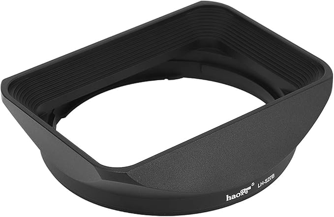 Haoge LH-S27B Bayonet Square Metal Lens Hood Shade with Cap for Sony Vario-Tessar T FE 24-70mm F4 ZA OSS SEL2470Z Lens