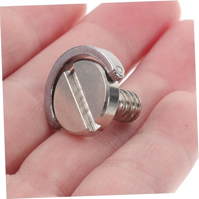Generic Tripod Screw Mount Replacement 1/4 Inch Camera Mounting Screws d Ring Quick Release Plate Clamp