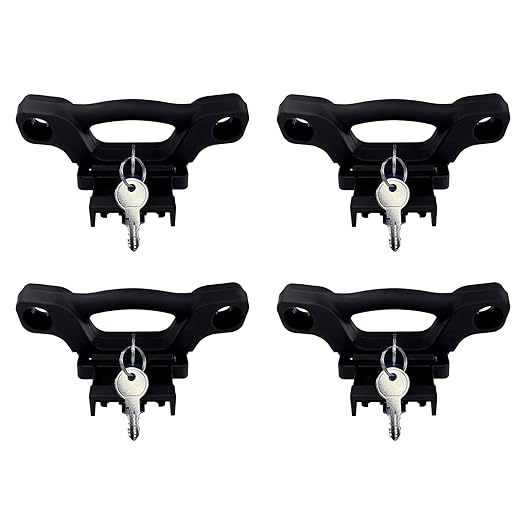 Truck Bed Anchor, Bed Clamp for 2015-2025 Ford F150 F250 F350 and Raptor SuperDuty; 2022-2025 F-150 Lightning Replace for 4 Pack FL3Z99000A64B FL3Z-9928408-AB