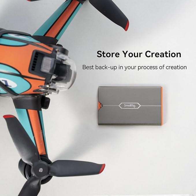 SMALLRIG Memory Card Storage Case - 8 Slot Holder for SD, CFexpress Type-A & TF Cards - Photography Enthusiasts - 4107 (Pack of 2)