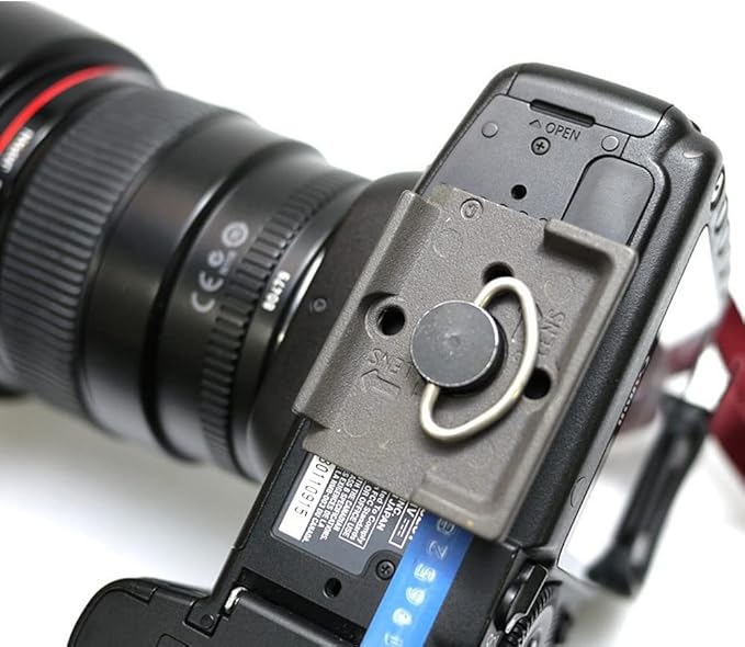 Quick Release Plate, Tripod Quick Release Plate Fit for Manfrotto 200pl-14 Rc2 Camera Tripod Head (Pack of 2) Black