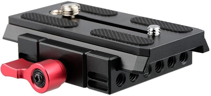 CAMVATE Quick Release Base Plate Compatible with Manfrotto 501/504/ 577 Tripod Standard Accessory - 1419