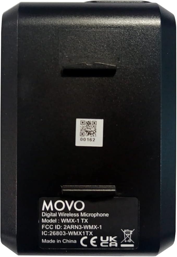 Movo WMX-1-DUO 2.4GHz Dual Wireless Lavalier Microphone System, Compatible with DSLR Cameras, Camcorders, iPhone, Android Smartphones, and Tablets, 200ft Audio Range, Great for Teaching Tutorials