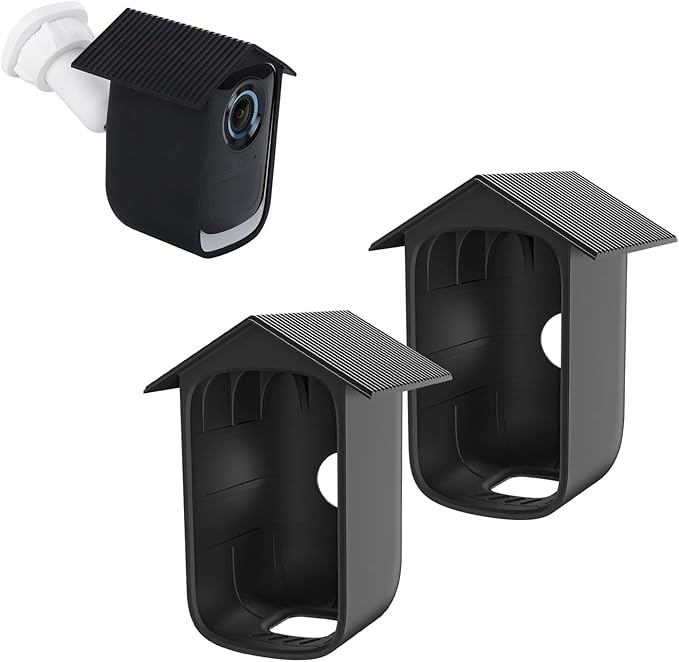Camera Silicone Protective Cover/Case/Skin Compatible with eufy Security eufyCam S300 eufyCam 3C, Security Camera Outdoor Wireless, Protection Against UV Rays and Rain