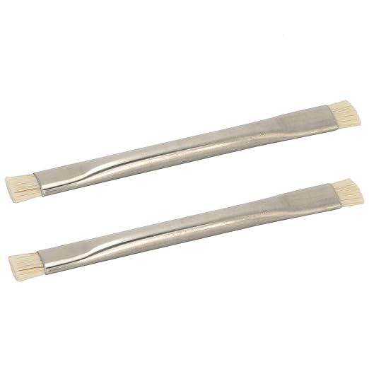Anti Static Brush 2pcs Electronic Cleaning Brush, Mainboard Motherboard Cleaning Brush ESD Safety Dust Removal Brush Soft Brush for Cleaning Keyboard PCB Mobile Phone Parts