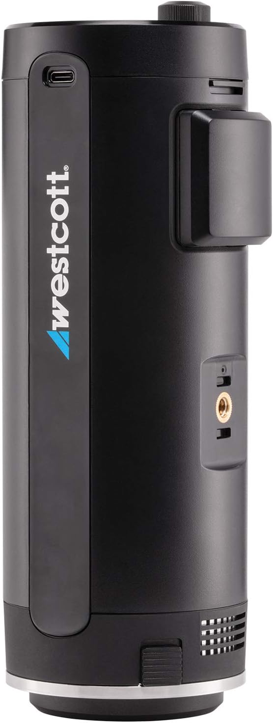 Westcott FJ200 Round Head Pocket Strobe with 1.3 sec. Recycle Time, TTL, HSS and Includes Tilter Bracket, 30-Degree Honeycomb Grid with Gel Clip and Travel Case