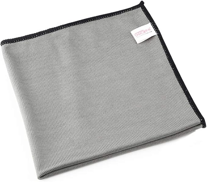 SGCB Car Microfiber Glass Cleaning Cloth Towel, 16”x16” Double-Purposed Car Window Windshield Wash Detailing Towel, Lint & Streak Free Quick Clean for Car Window Chrome Mirror LCD Screen