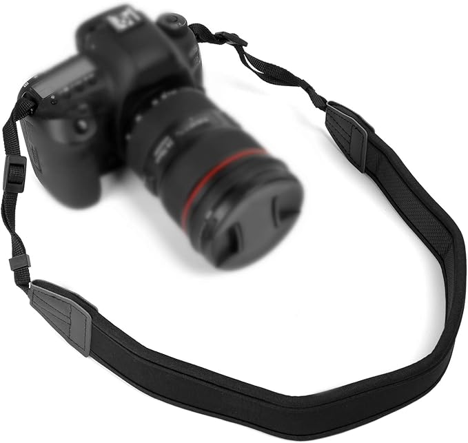 WANBY Camera Strap Padded Shoulder Neck Camera Strap with Quick Release Buckles for DSLR SLR