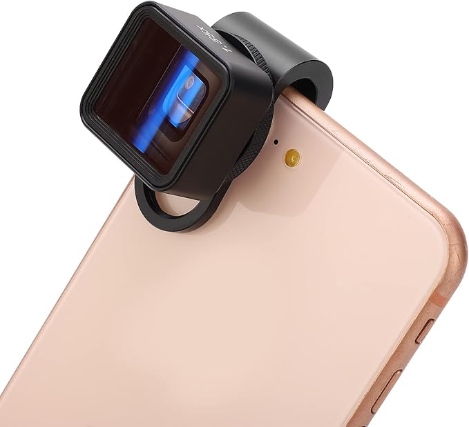 Mobile Anamorphic Widescreen Lens Aluminum Alloy Mobile Phone Anamorphic Lens with Clip 1.55X Widescreen Anamorphic Filmmaking Lens Optical Glass Lens for Mobile Phones or iOS Pad