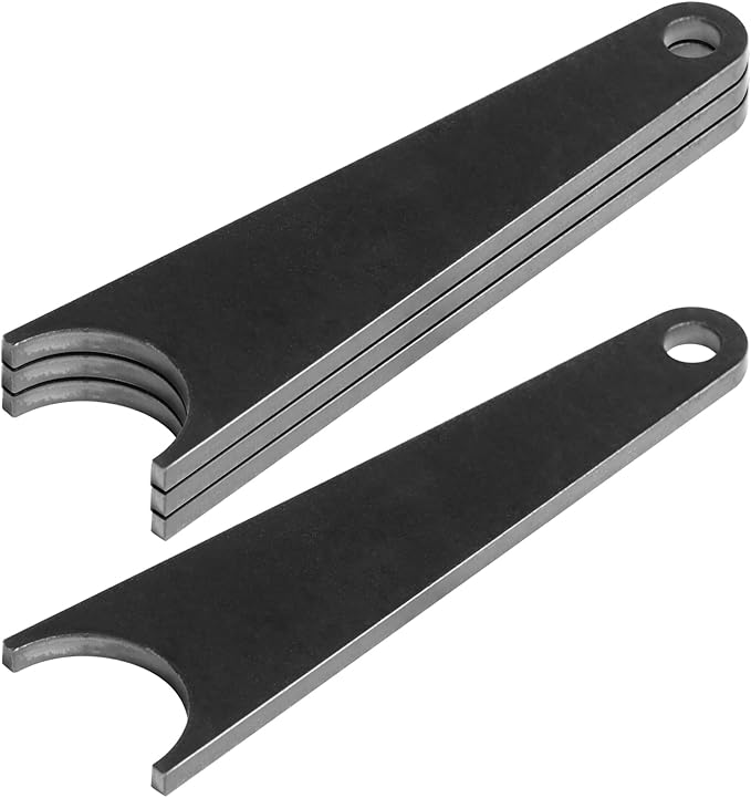 4 Pack 7-3/4" Tall Weld-On Shock Mount Tabs for 1-3/4" Round Tube, 1/2" Hole, Chassis Tube Mount Brackets