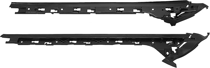 HECASA Windshield Side Molding A-Pillar Trim Compatible with 2011-2019 Ford Explorer Replacement for BB5Z-78 03136-BA BB5Z-7803137-BA Inner Front Pillar Trim Mount Brackets Left and Right Side
