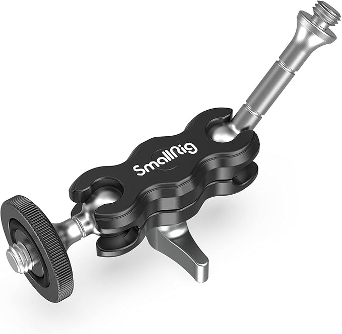 SmallRig Mini Magic Arm with Dual Universal Ball Head, Adjustable Magic Arm for Monitor, Microphone, LED Video Light 3238