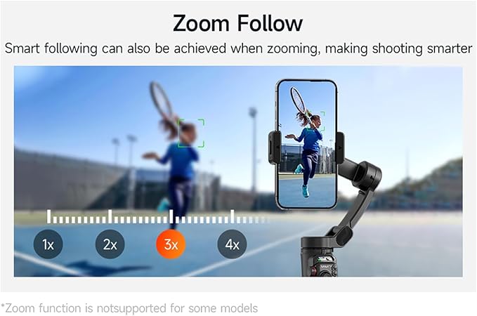 3-Axis Phone Gimbal Stabilizer for iPhone and Android with Magnetic Fill Light, Foldable Handheld Smartphone Gimbal with Extension Rod, 6H Battery, Portable Video Stabilizer for Travel Vlogging