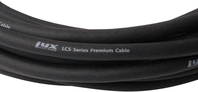 LyxPro Quad Serias - 3 Ft - XLR Male to Female Star Quad Microphone and Audio Cable for High End Quality and Sound Clarity, Extreme Low Noise – Black